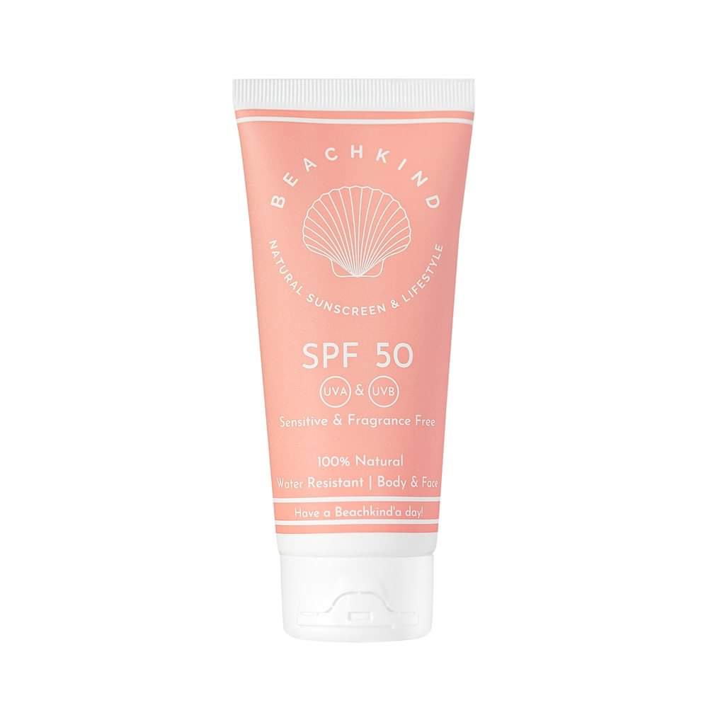 Beachkind Natural Sunscreen Fragrance Free SPF 50