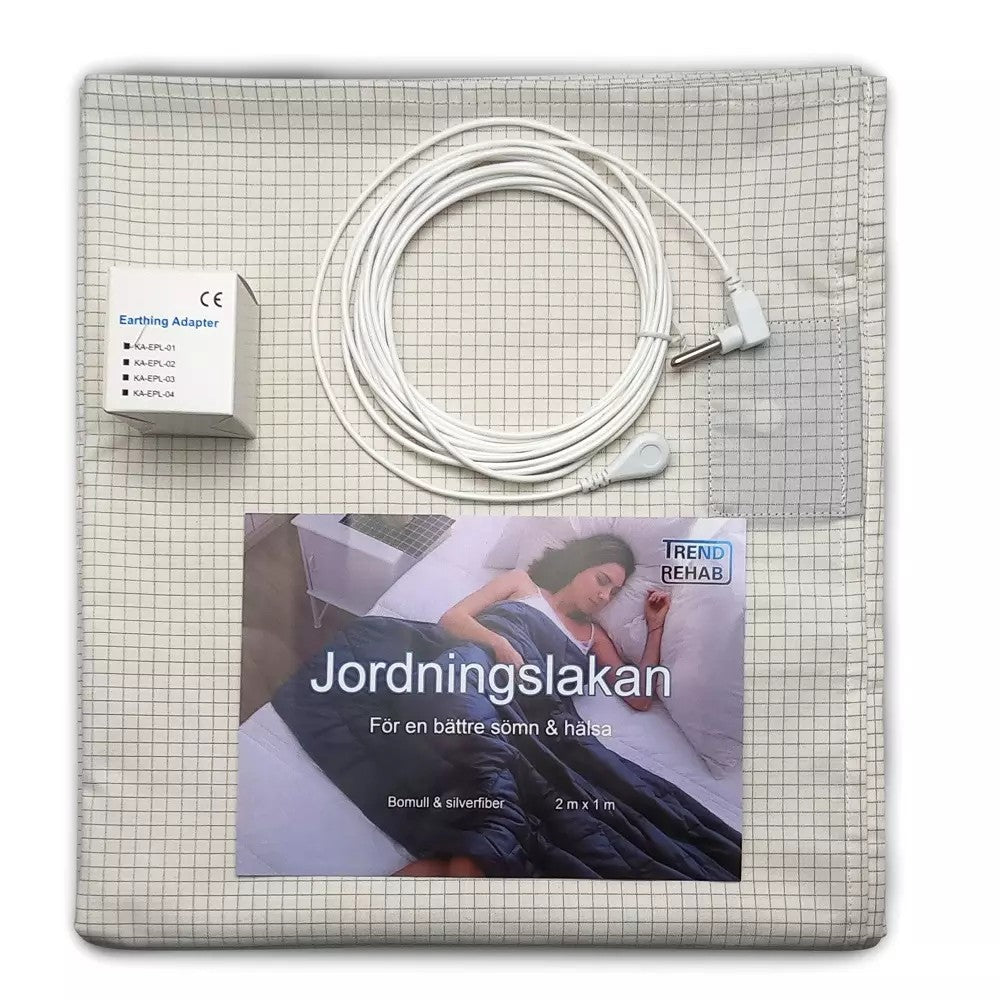 Jordningslakan med silvertrådar 100 x 200 cm - 20% rabatt med kod BYBROMS-