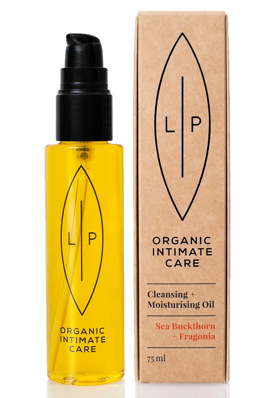 Lip Intimate Care Cleansing + Moisturising Oil, Sea Buckthorn + Fragonia