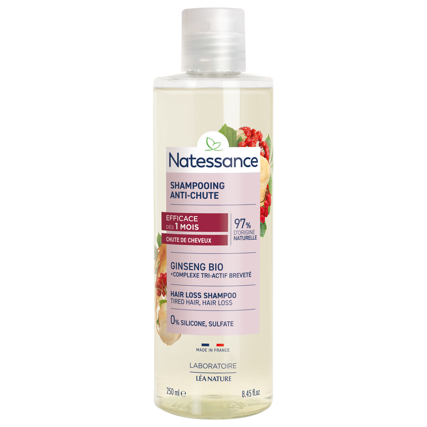 NYHET! Hair Loss Shampoo Ginseng Natessance