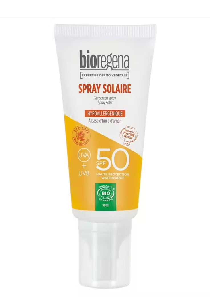 Nyhet! Bioregena Sunscreen spray SPF 50, Face & Body