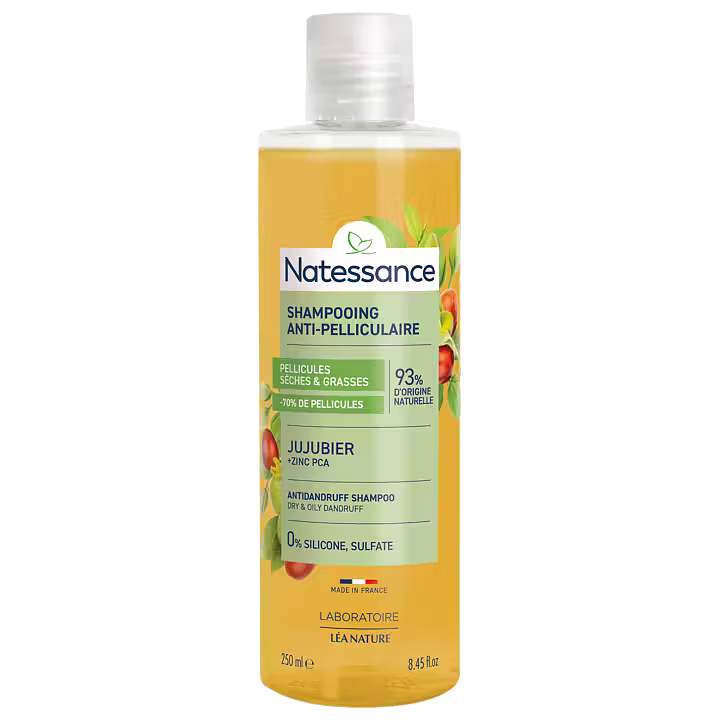 Anti-dandruff Shampoo - Jujube Bark Extract & PCA Zinc - Natessance