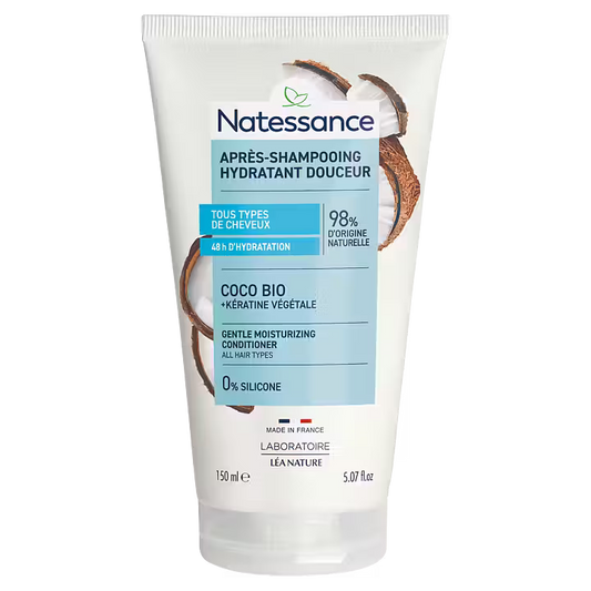 Natessance Gentle moisturizing Conditioner - Coconut & plant keratin