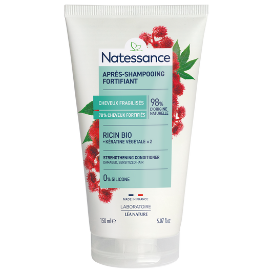 Natessance Strengthening Conditioner - Castor oil & plant keratin
