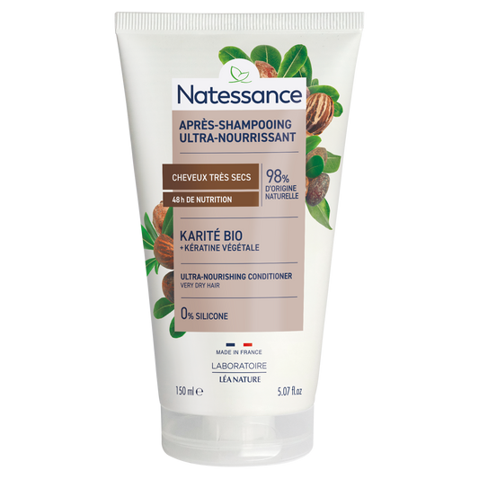Natessance Ultra-nourishing Conditioner - Shea & plant keratin