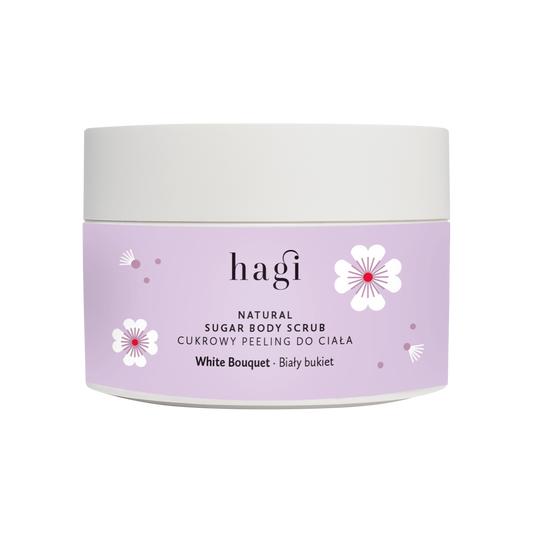 Hagi Natural Sugar Body Scrub White Bouquet