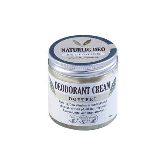 Naturlig Deo  - Ekologisk Deodorant Cream Doftfri
