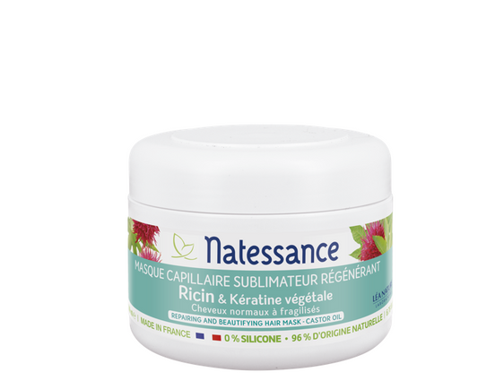 Natessance Repairing & Beautifying Mask - Castor oil & plant keratin