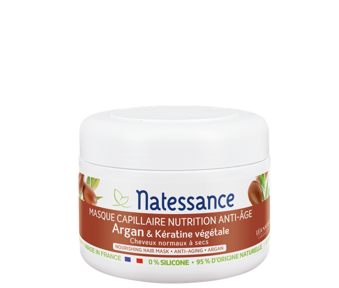 NYHET! Nourishing Anti-Aging Hair Mask - Argan & Plant Keratin Natessance