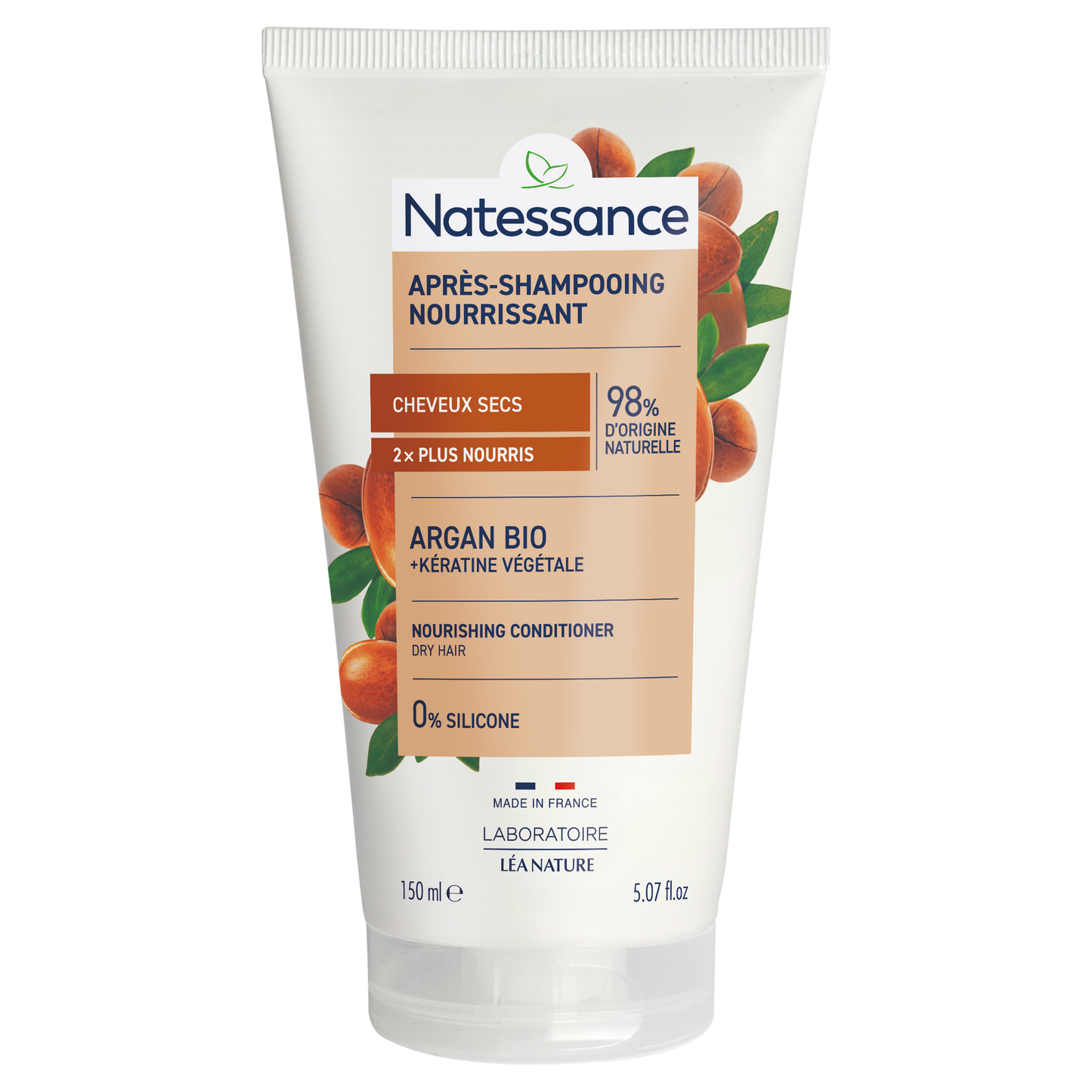 Natessance Nourishing Conditioner - Argan & plan keratin