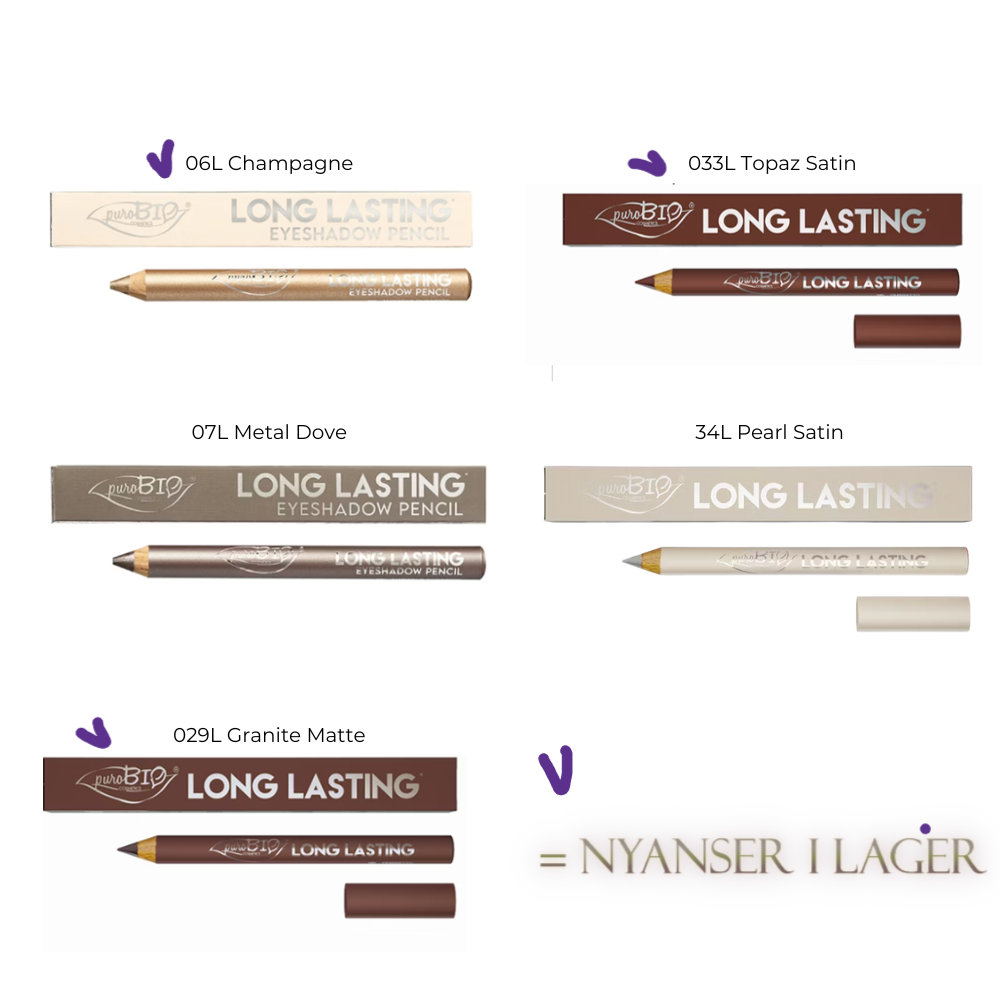 NYHET! Long Lasting Eyeshadows - Kingsize Pencil PureBIO