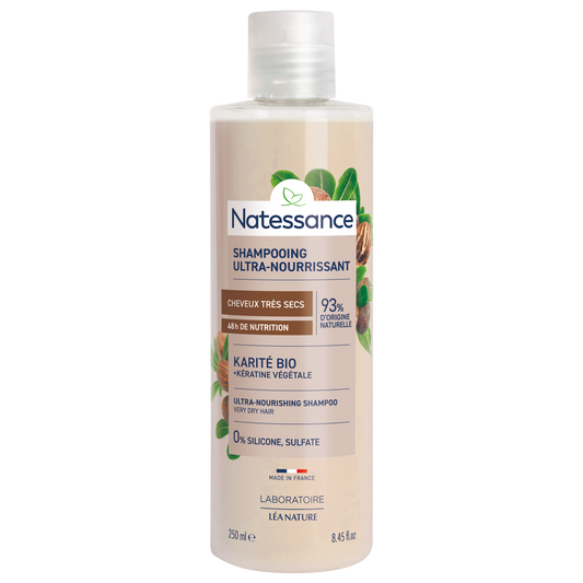 Natessance Ultra-nourishing Shampoo - Shea & plant keratin